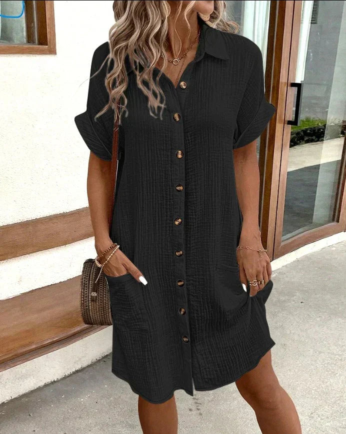Airy Textured Summer Dress