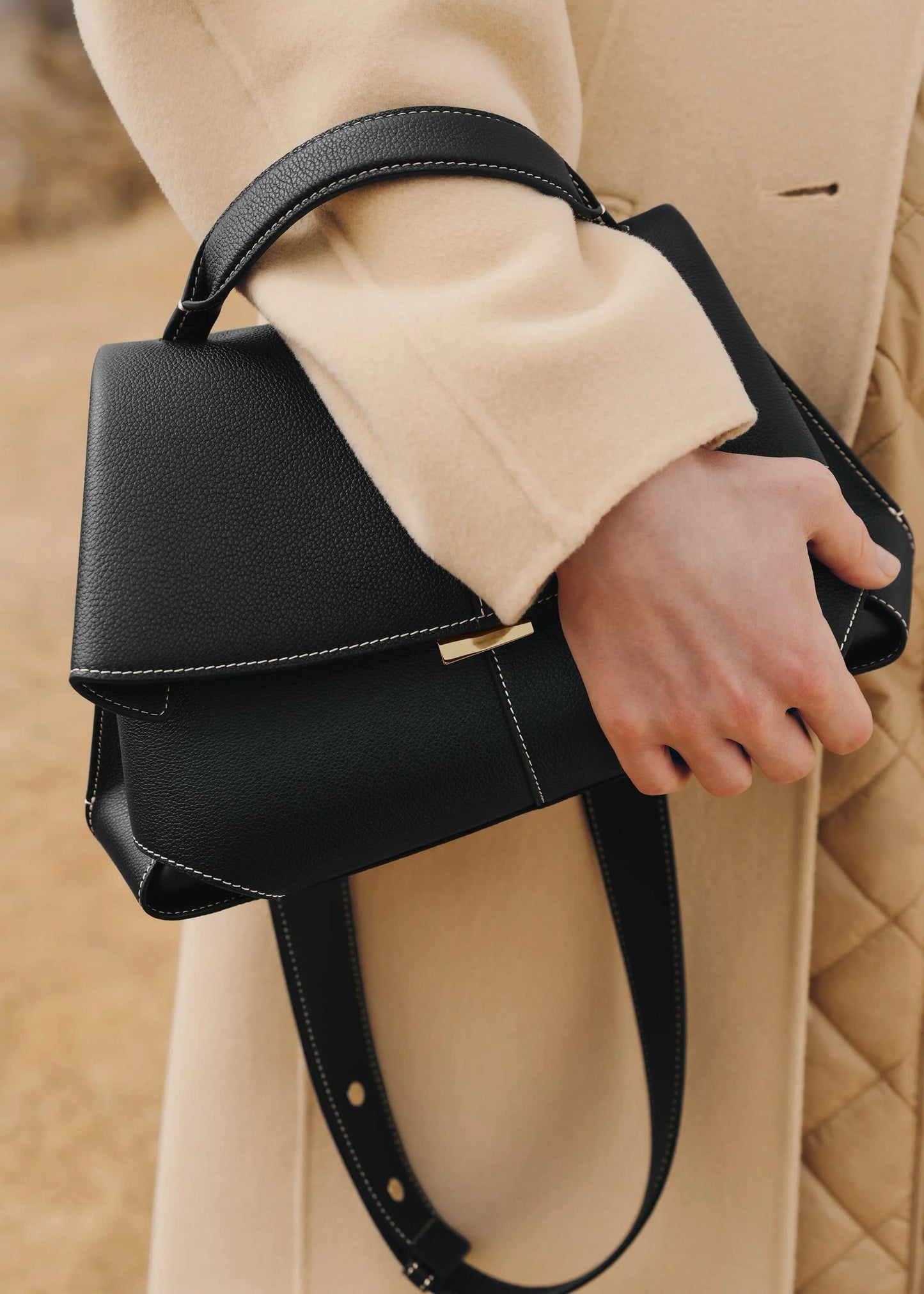 Multi-Way Leather Handbag