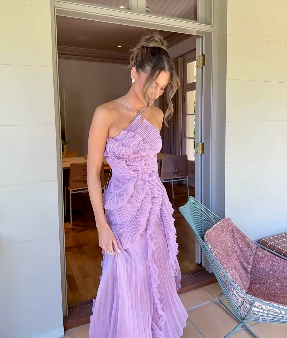 Ethereal Lilac Gown for Unforgettable Moments