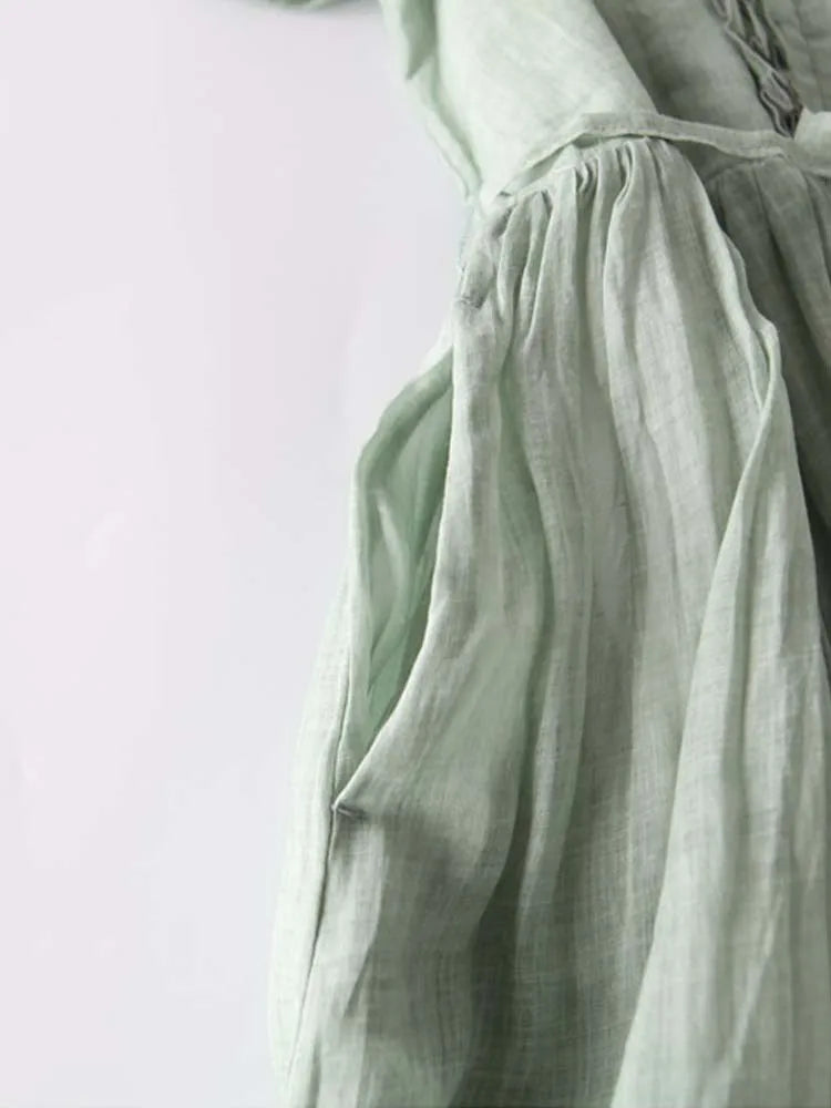 Waist-Defining Lace Dress
