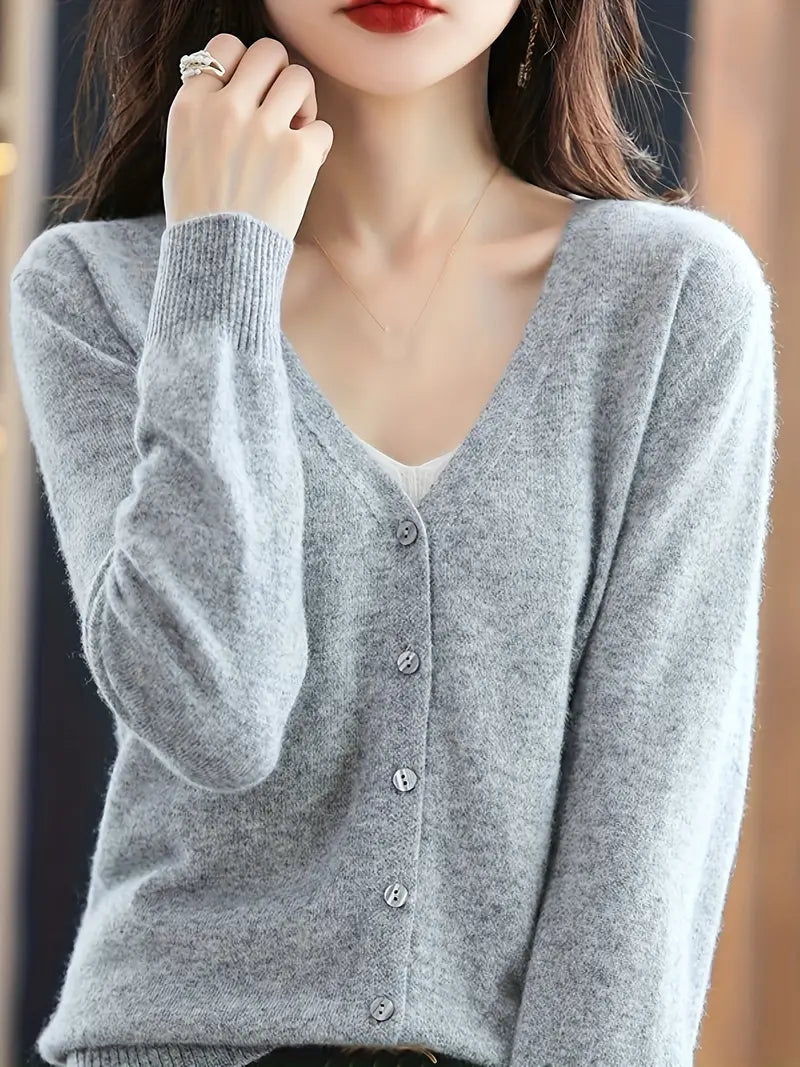 Flattering V-Neck Coat