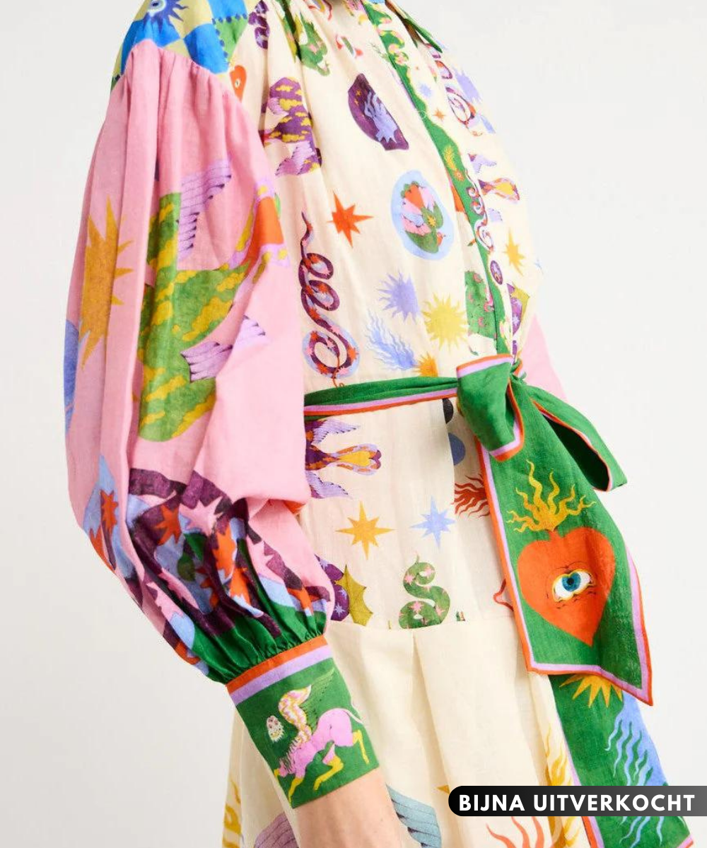 Italian-Elegance Maxi Dress