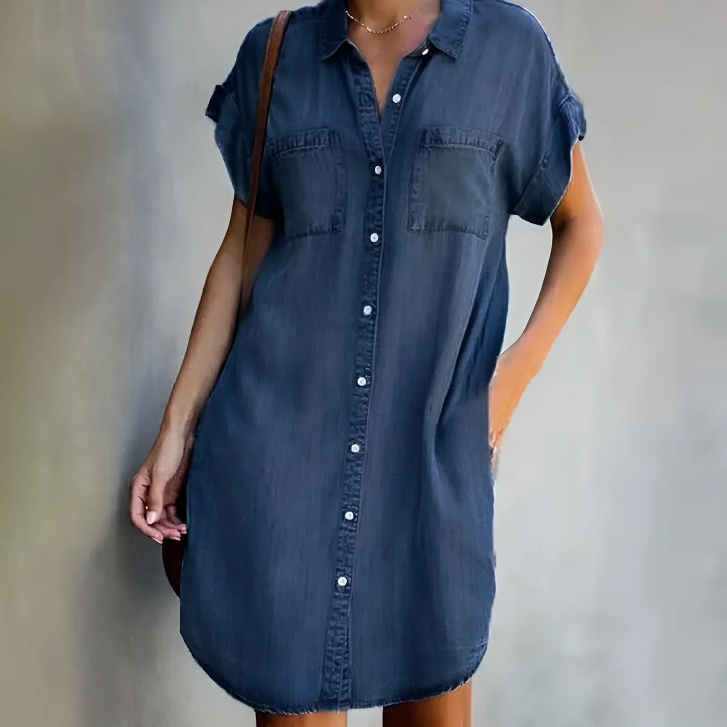 Chic Comfort Denim Dress