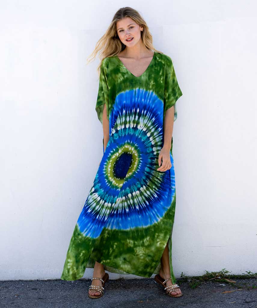 Soft-Elegance Kaftan Dress