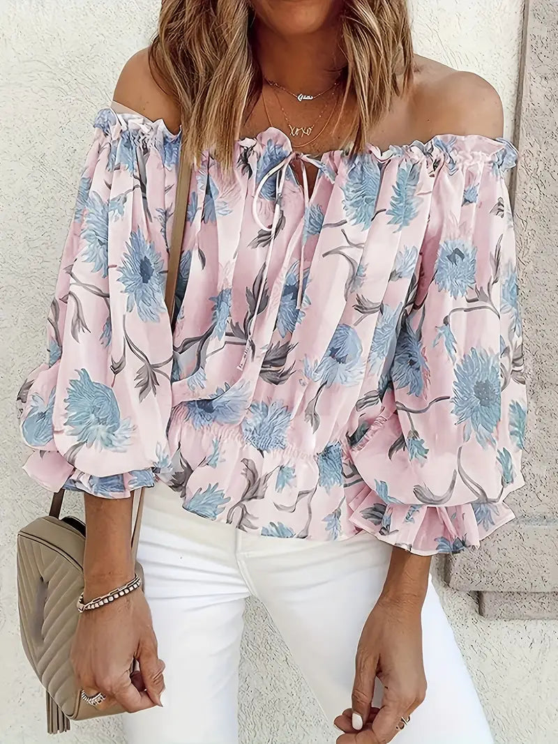 Floral Easy-Care Jumper