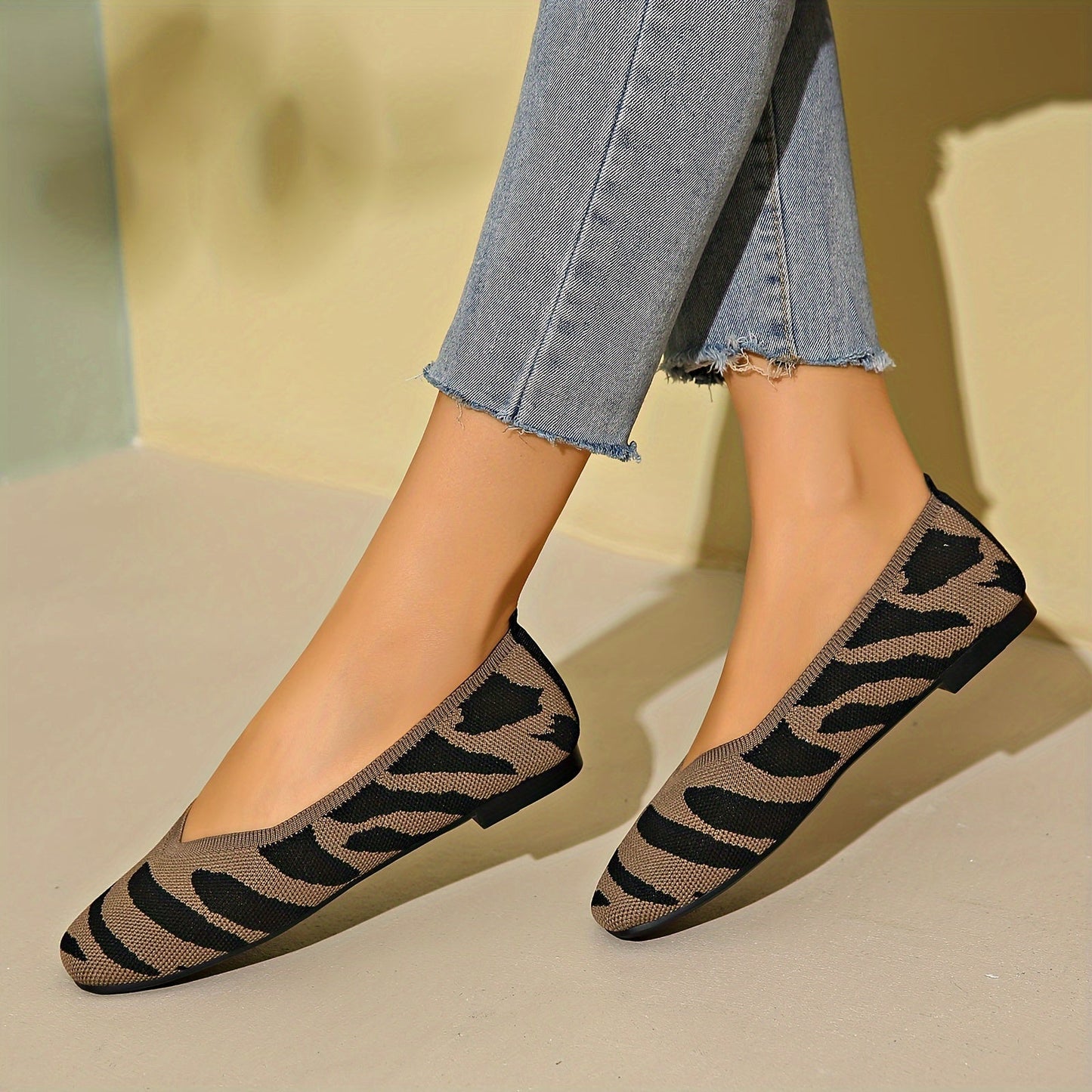 Easy-Care Slip-On Flats