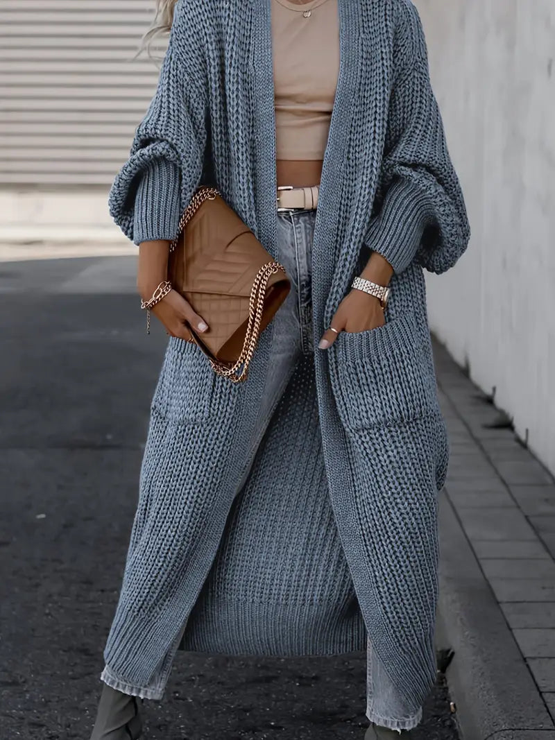 Figure-Flattering V-Neck Cardigan