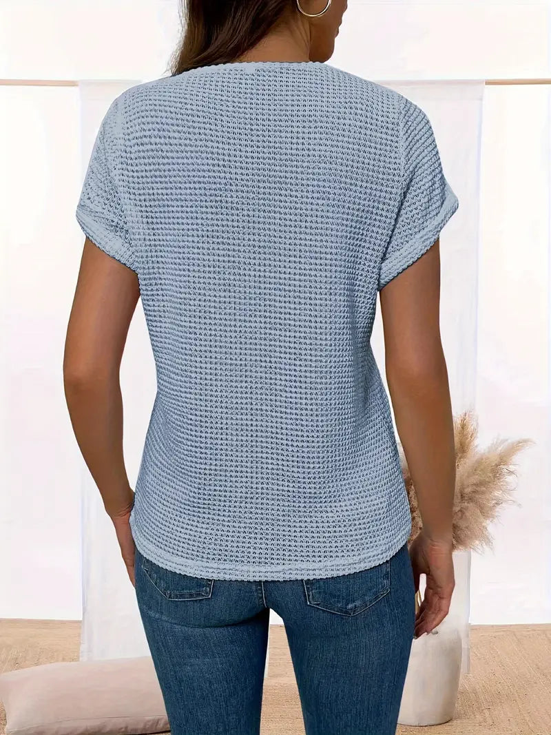 Easy-Care Lace Crew-Neck Jumper