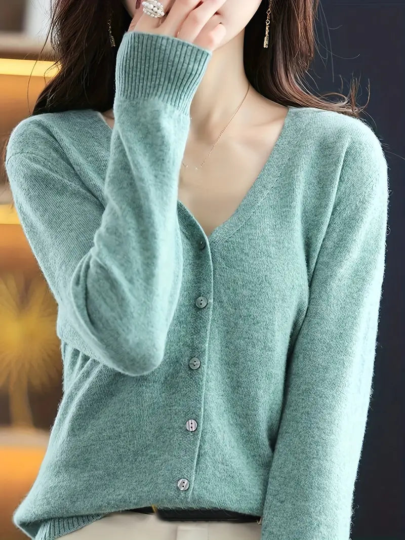 Flattering V-Neck Coat