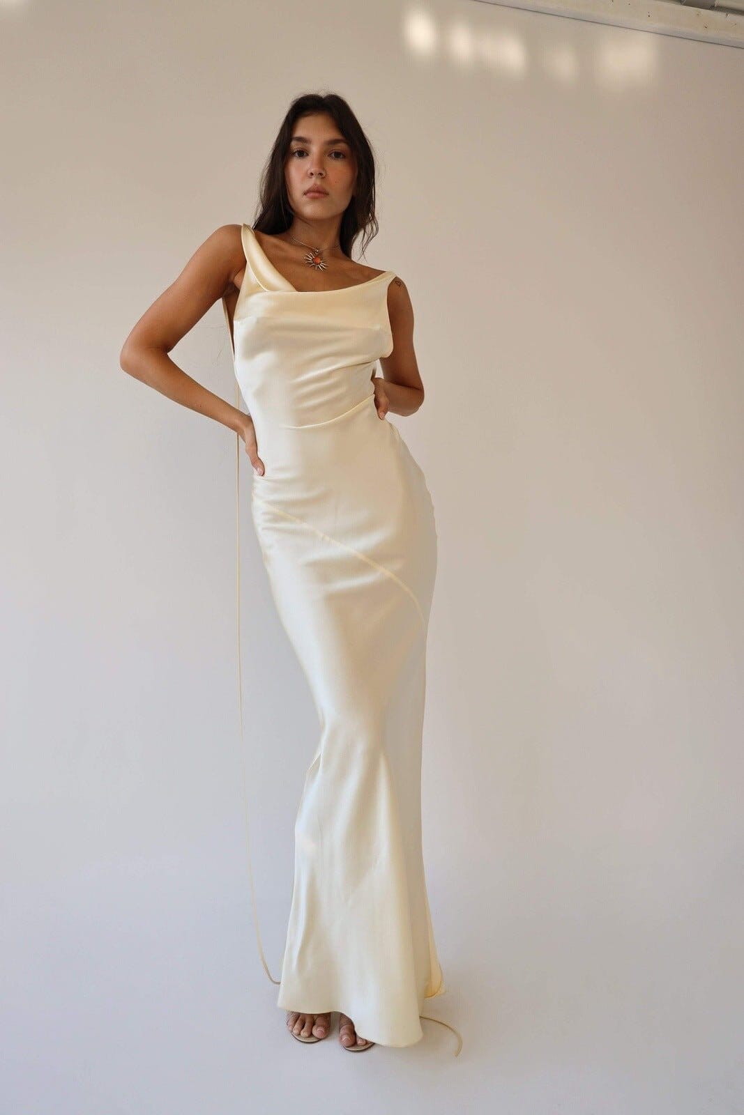 Silk Elegance Maxi Dress