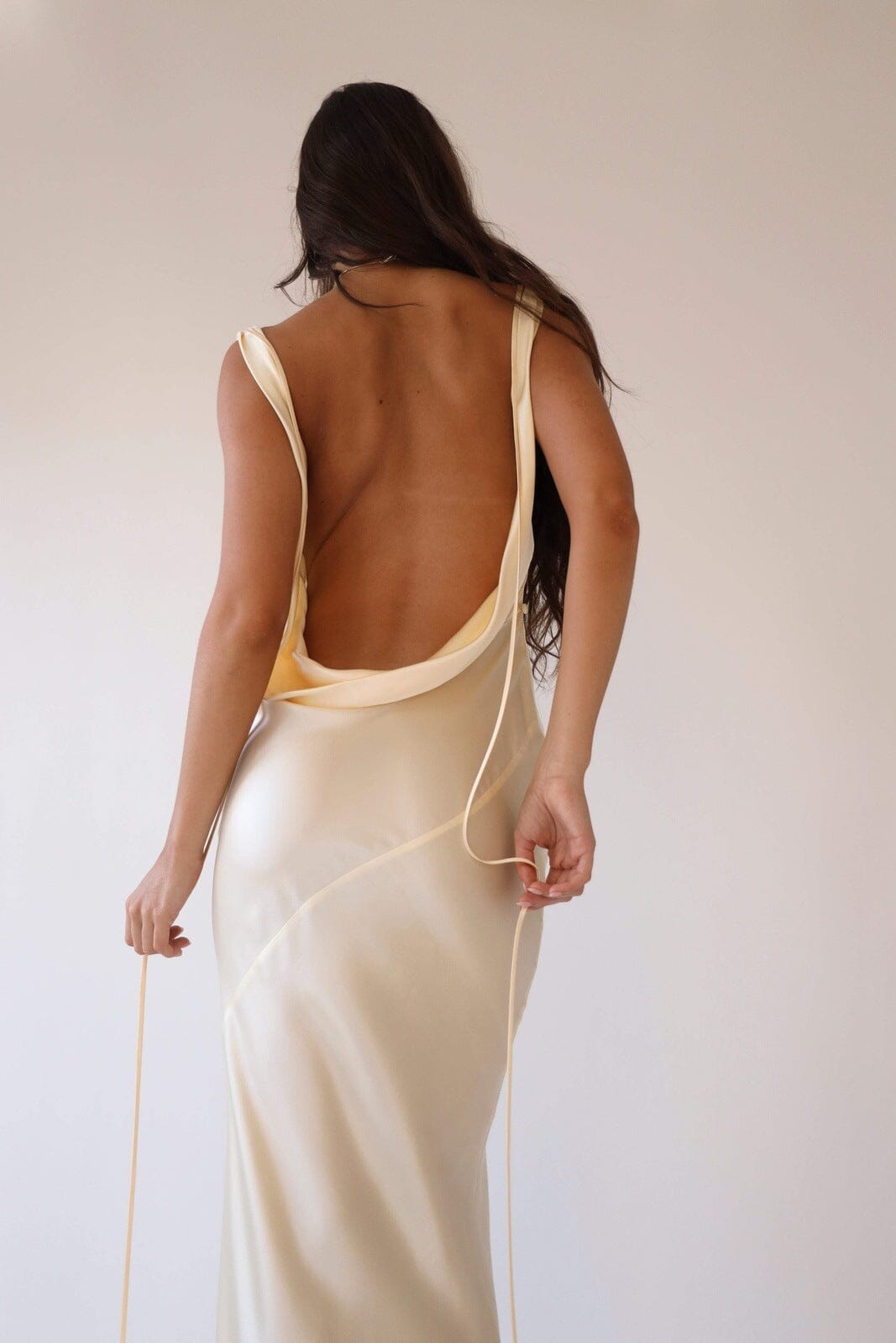 Silk Elegance Maxi Dress