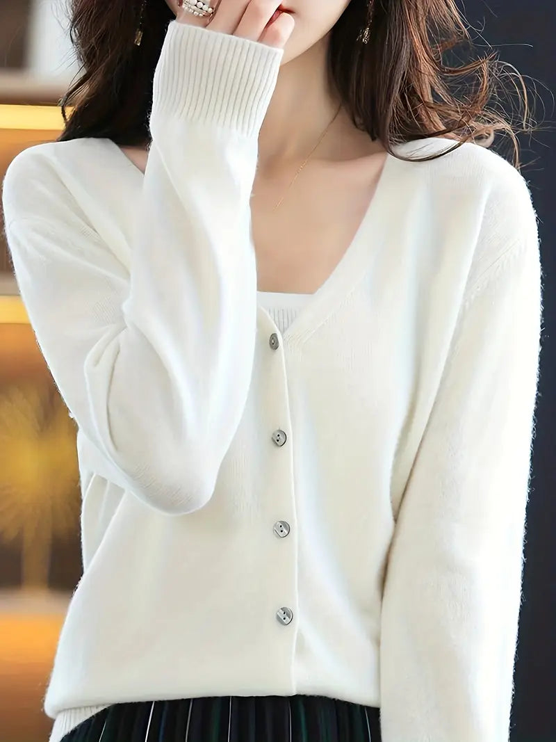 Flattering V-Neck Coat