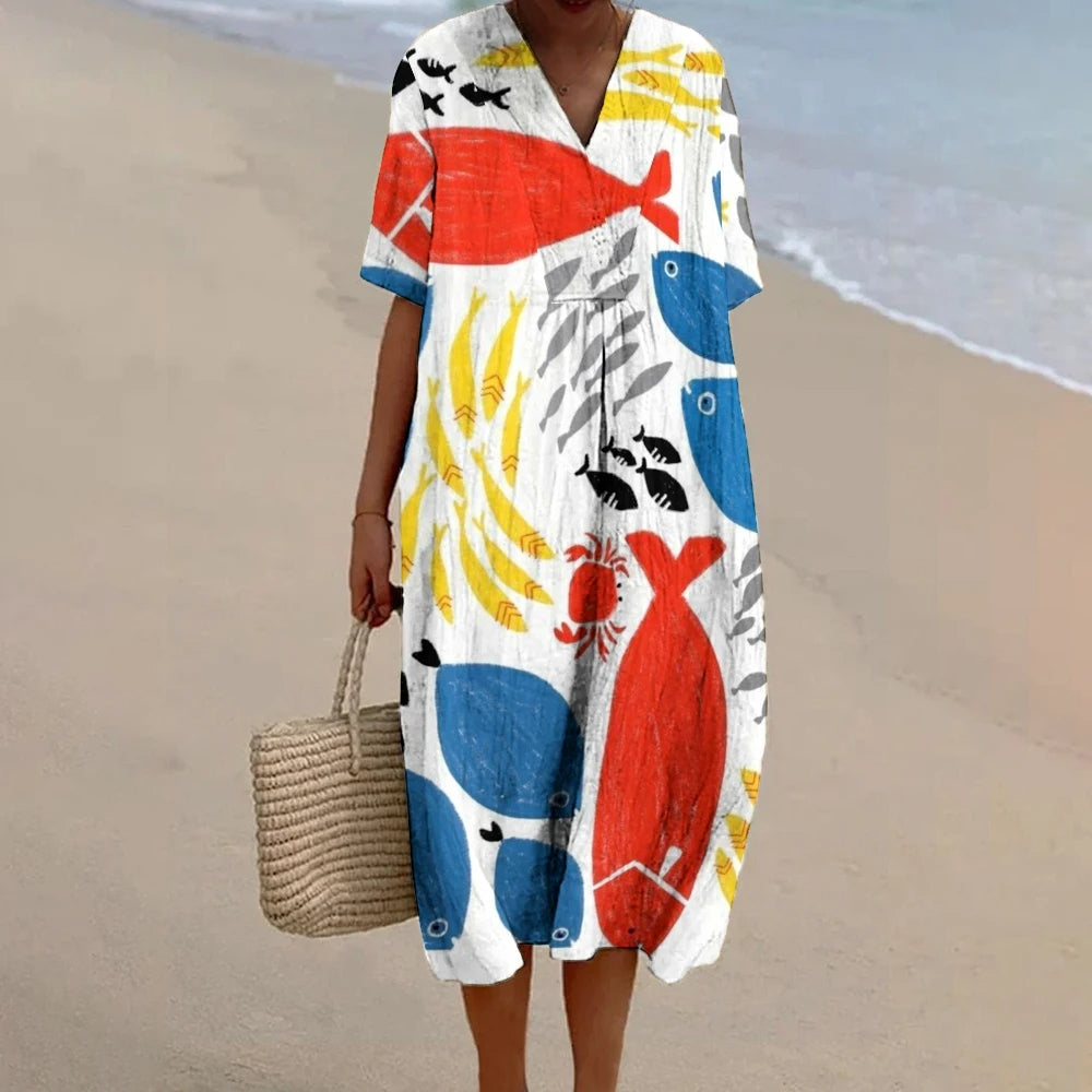 Elegant Linen Dress for Effortless Grace