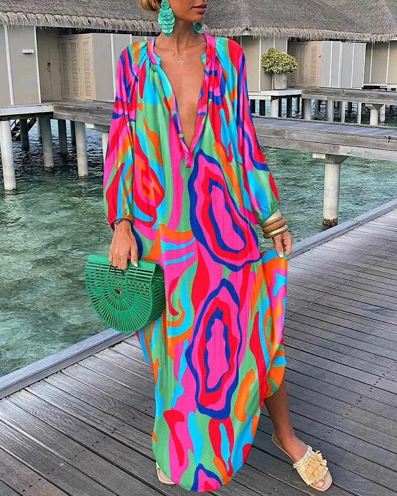 Effortless Free-Spirited Maxi Dress