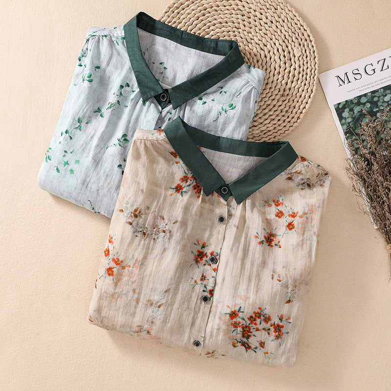 Cooling Floral Blouse