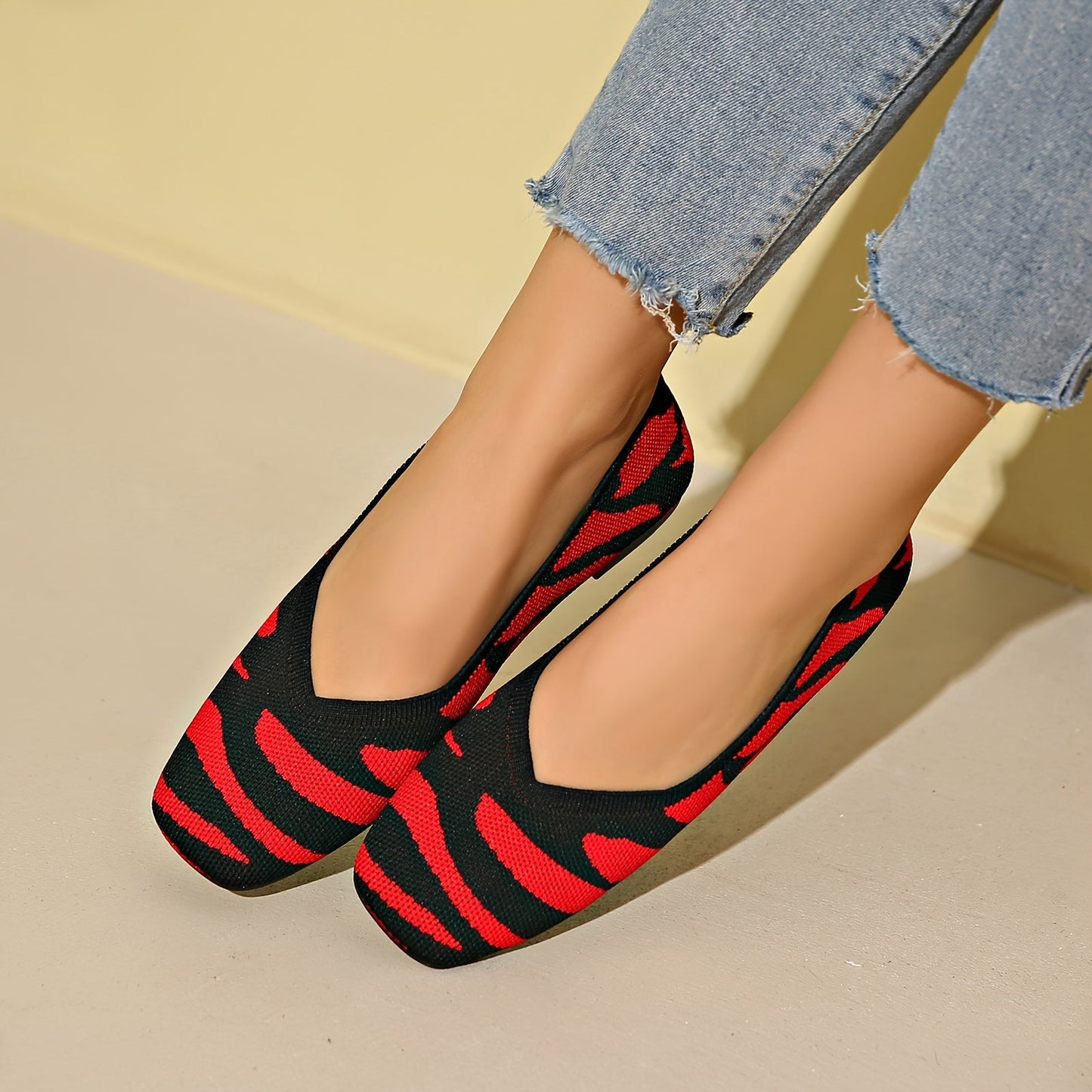 Easy-Care Slip-On Flats