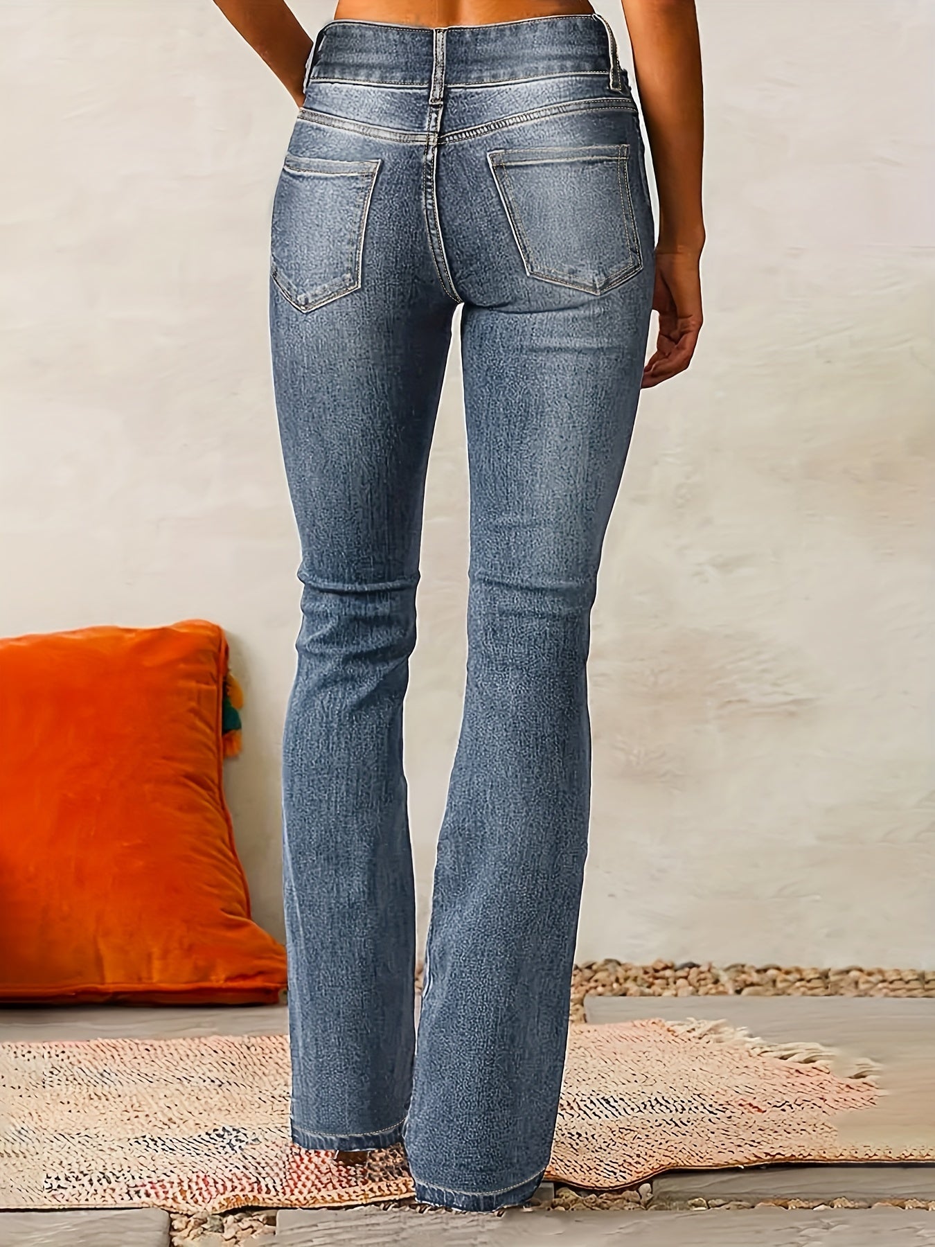 Easy-Care Button Flats