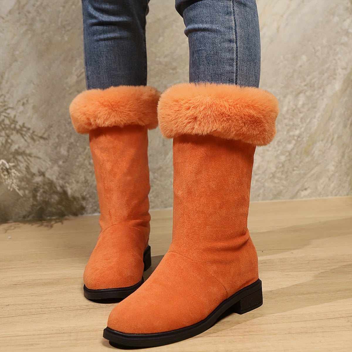 Cozy-Lined Ankle Boots