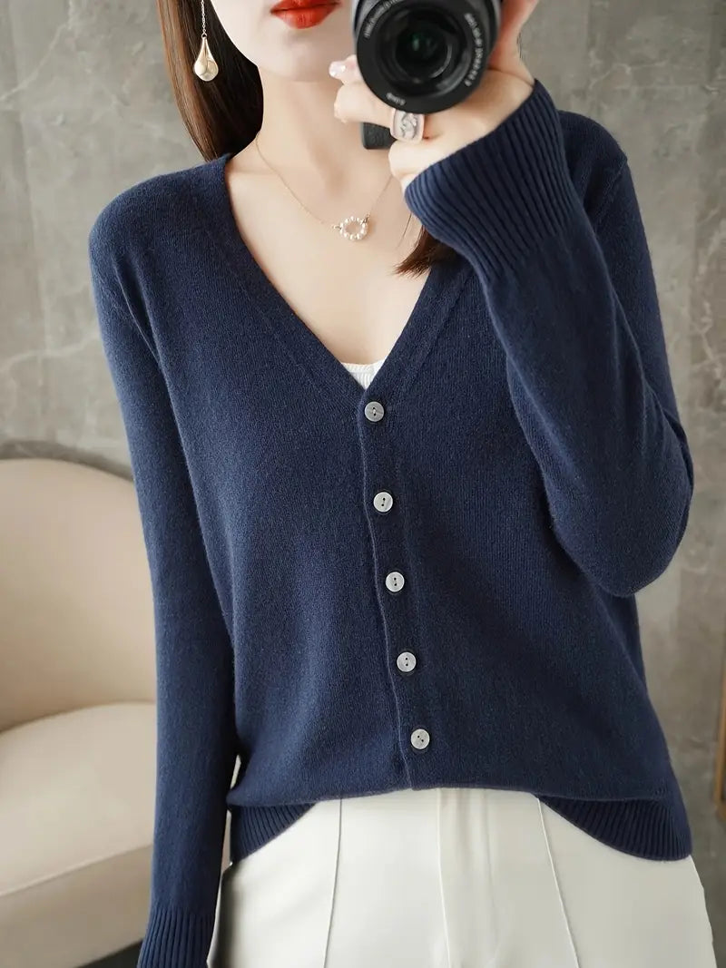 Flattering V-Neck Coat