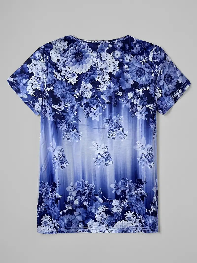 Easy-Care Floral Jumper