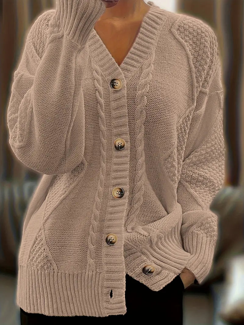 Easy-Care V-Neck Cardigan