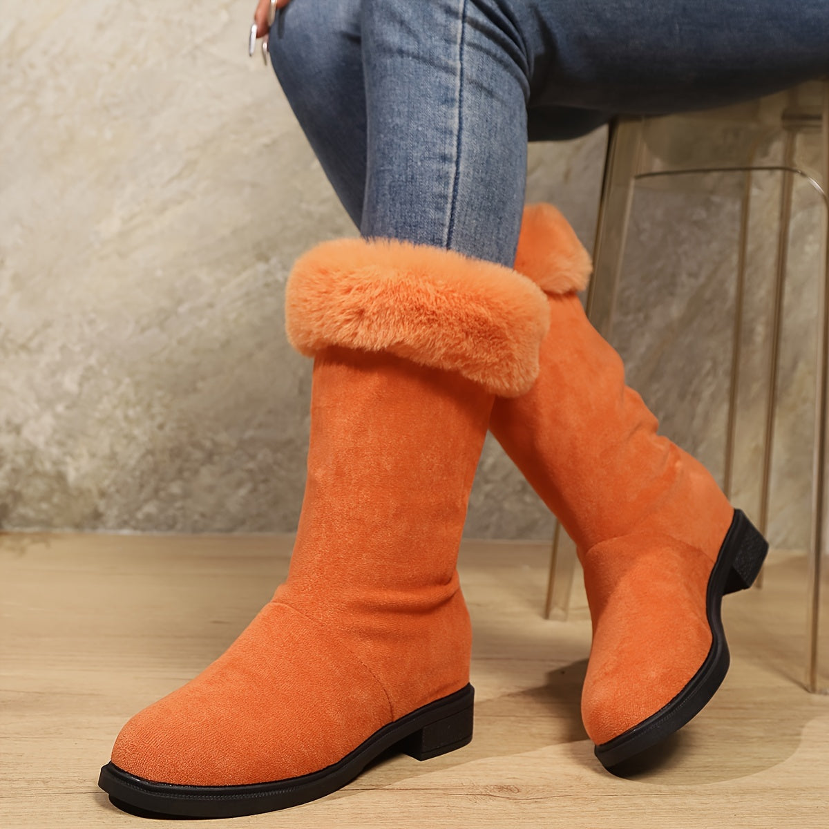 Cozy-Lined Ankle Boots