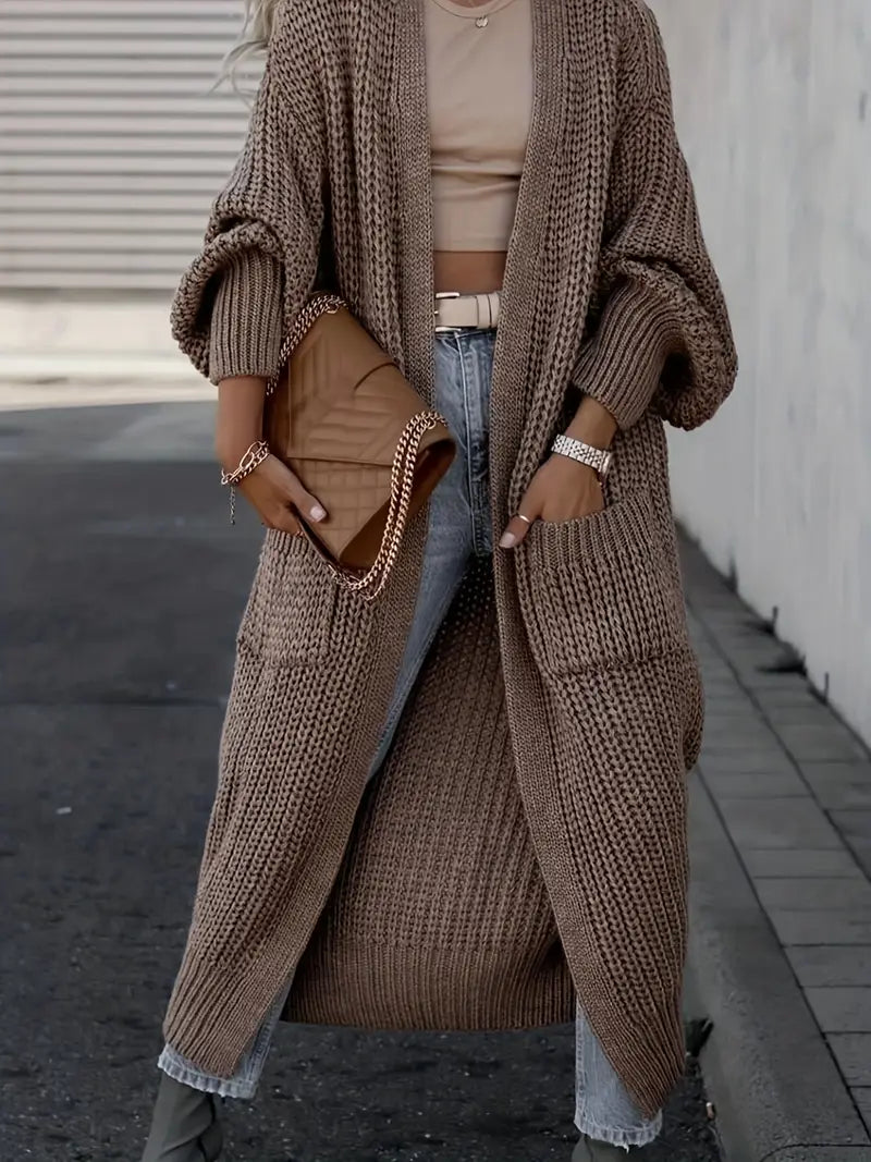 Figure-Flattering V-Neck Cardigan
