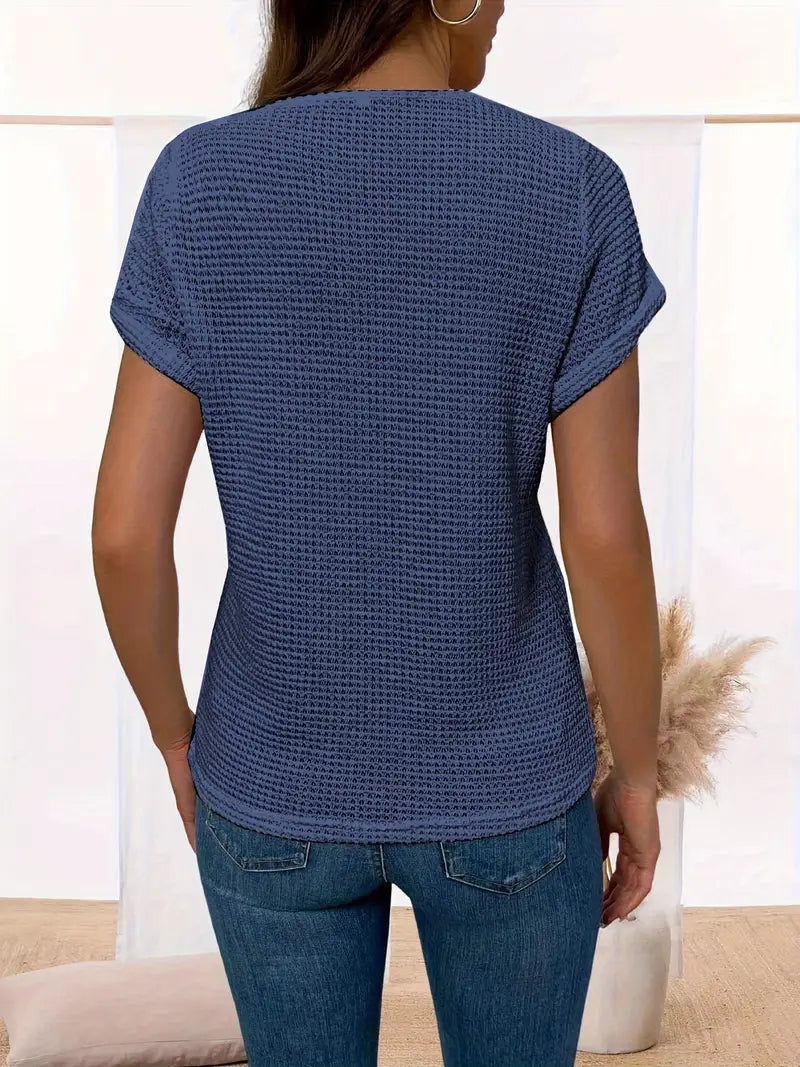 Easy-Care Lace Crew-Neck Jumper