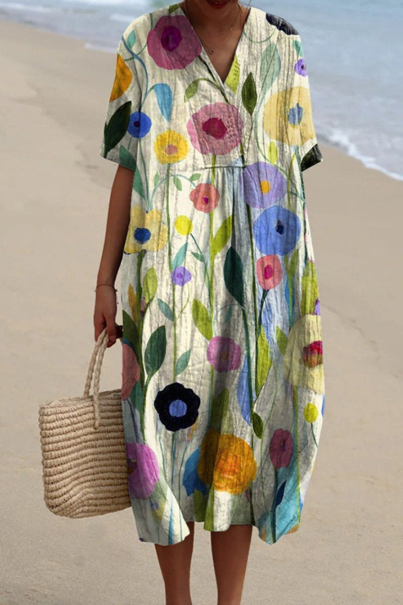 Elegant Floral Dress