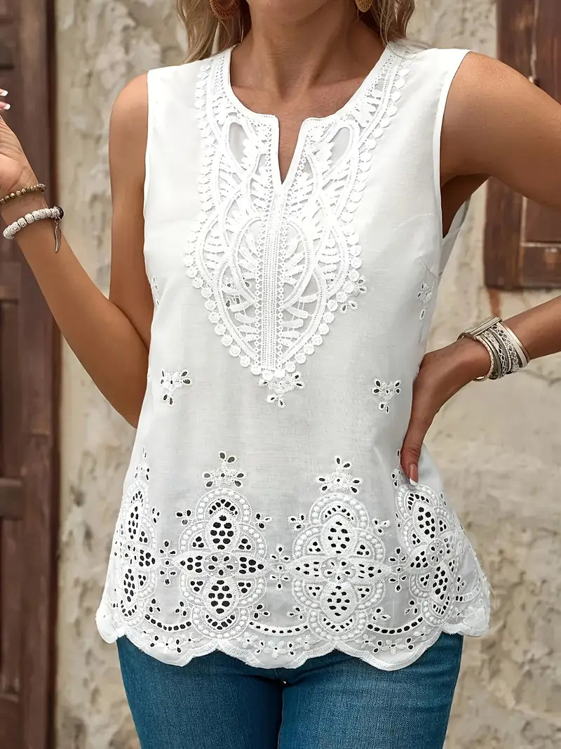 Breathable Floral Blouse