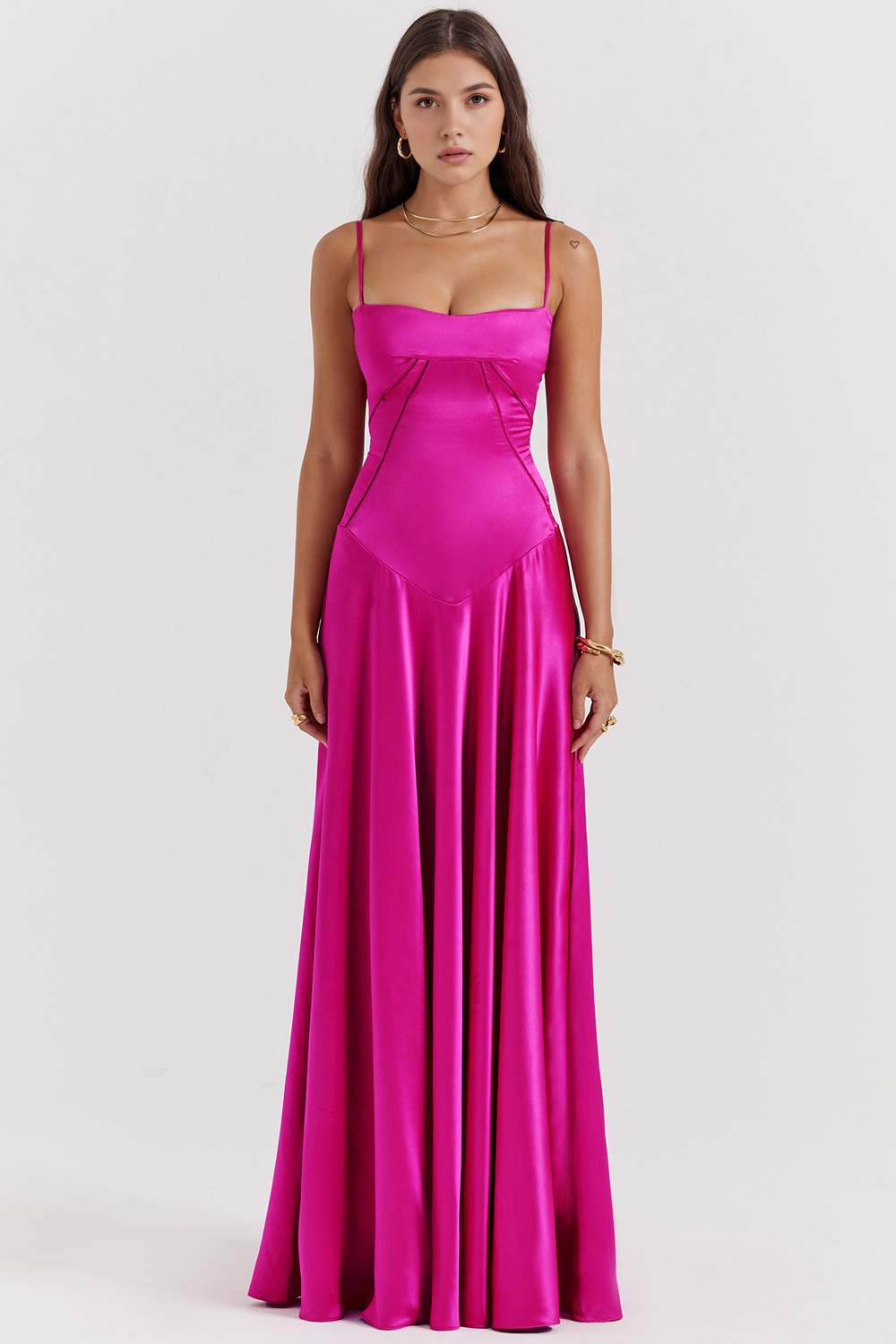 Chic Bustier Gown for Enchanting Evenings
