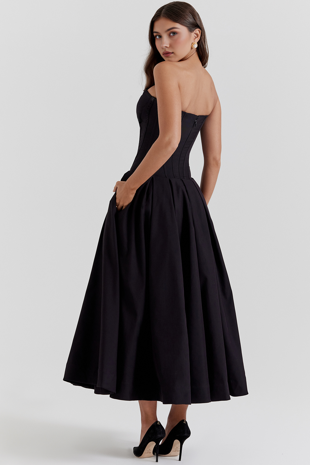 Elegance Tulle Midi Dress