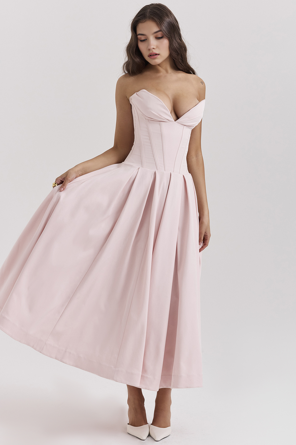 Elegance Tulle Midi Dress