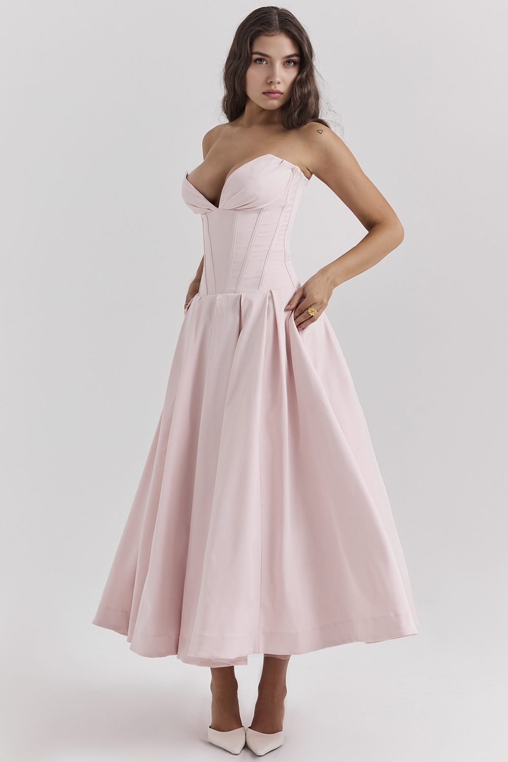 Elegance Tulle Midi Dress