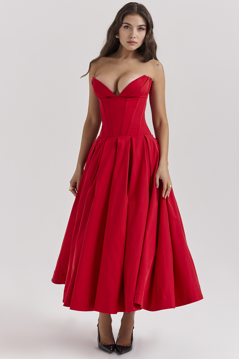 Elegance Tulle Midi Dress