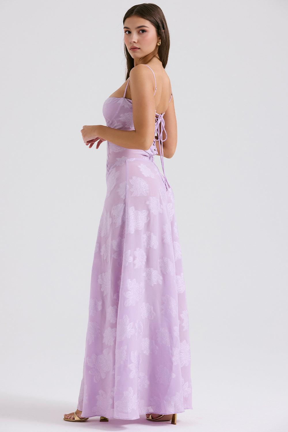 Romantic Floral Gown for Timeless Beauty