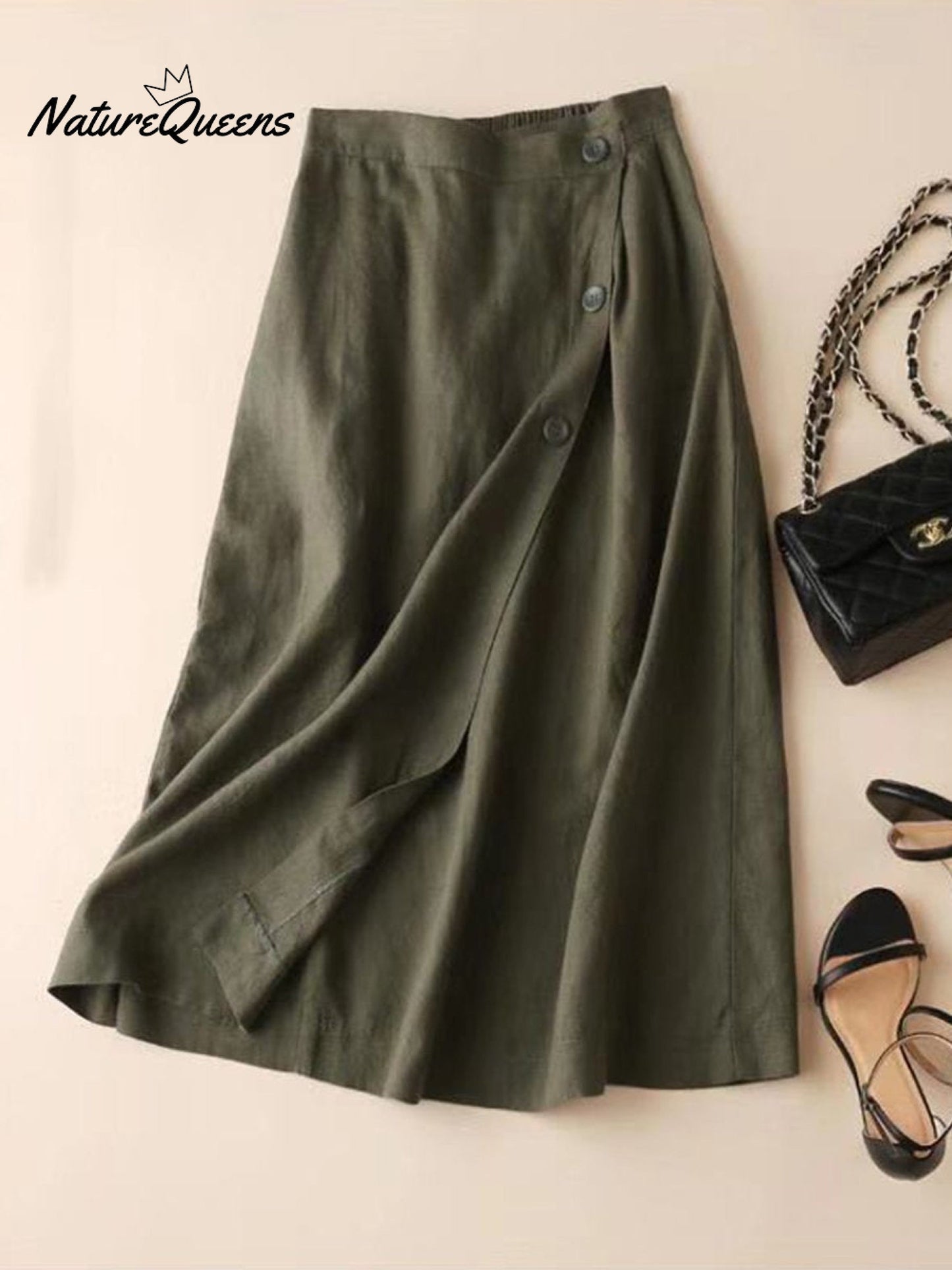 Cooling Floral Summer Skirt