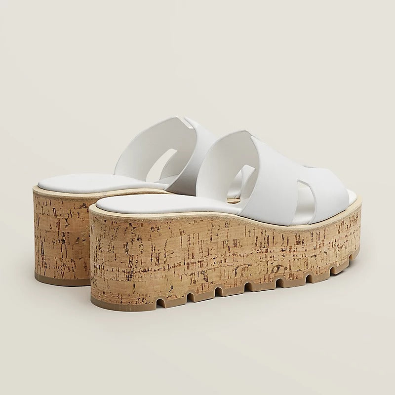 Vegan-Leather Comfort Sandals