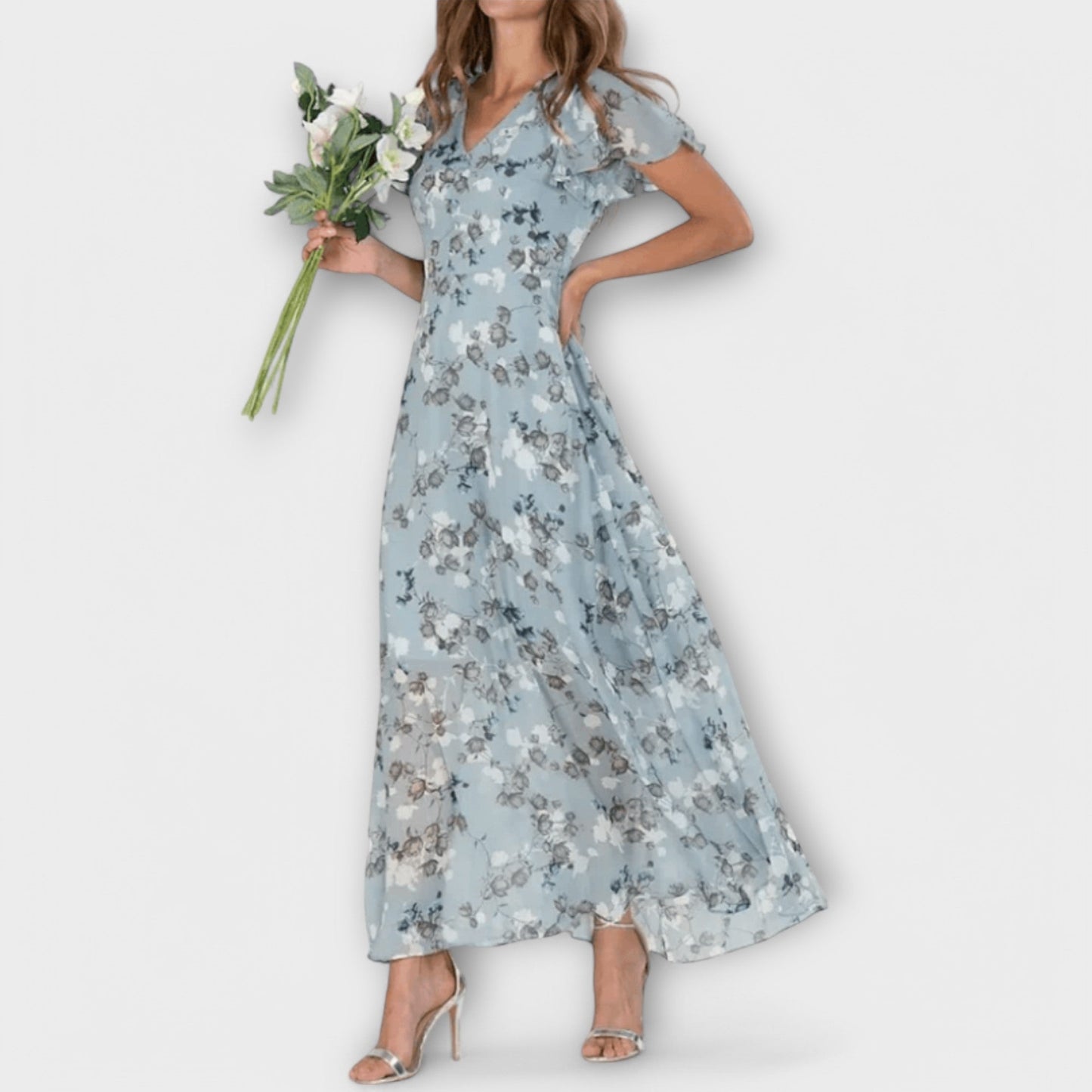 Floral Elegance Maxi Dress
