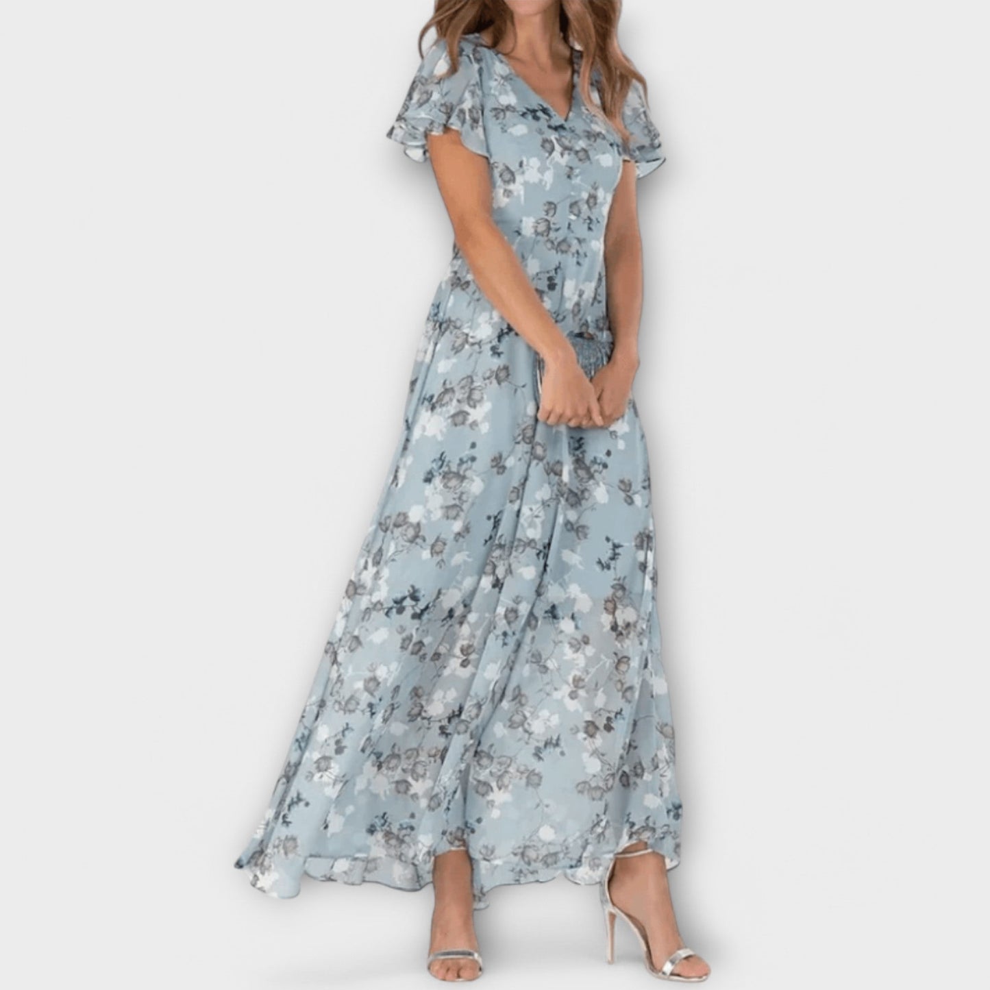 Floral Elegance Maxi Dress
