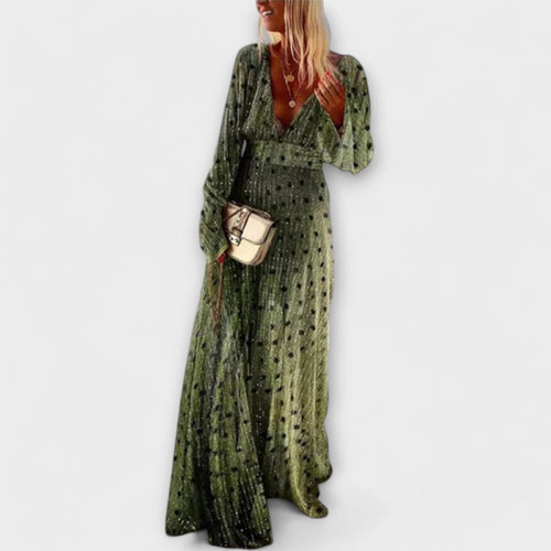 Elegant Polka Dot Dress