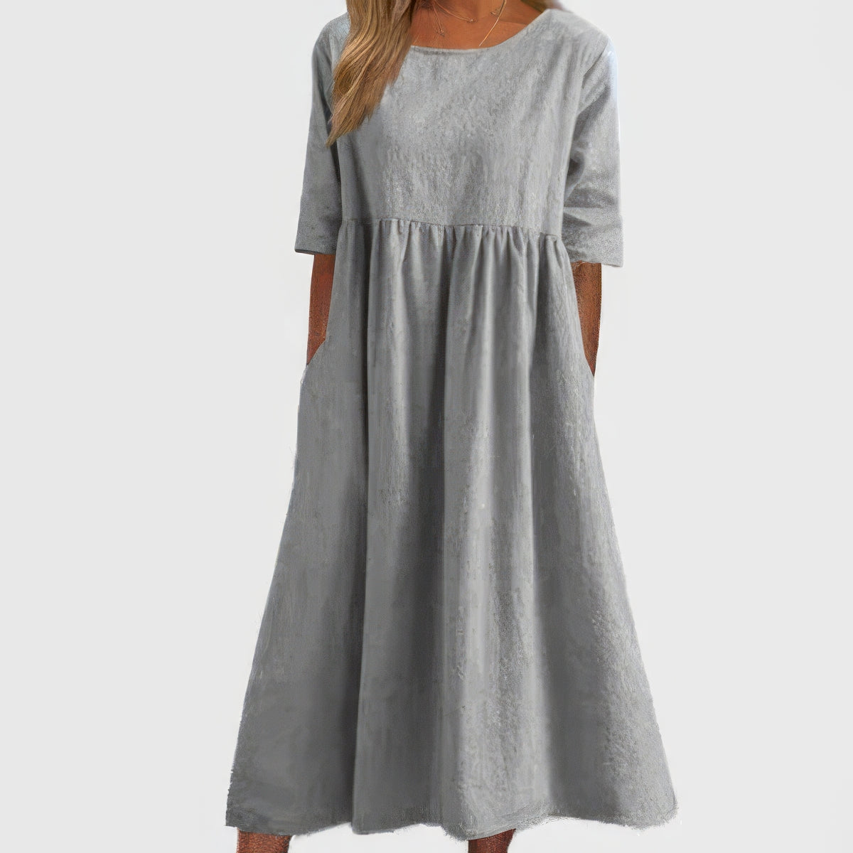 Effortless A-Line Comfort Dress