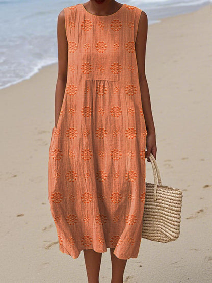 Elegant-Breeze Summer Dress