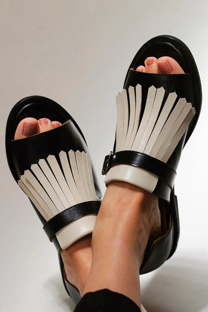 Chic Comfort Fringe Sandals