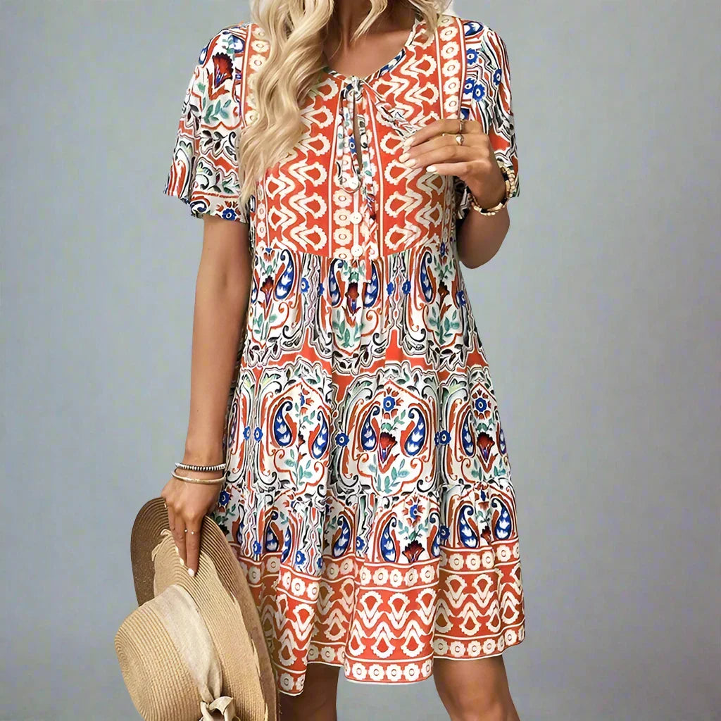 Vibrant Summer Comfort Dress
