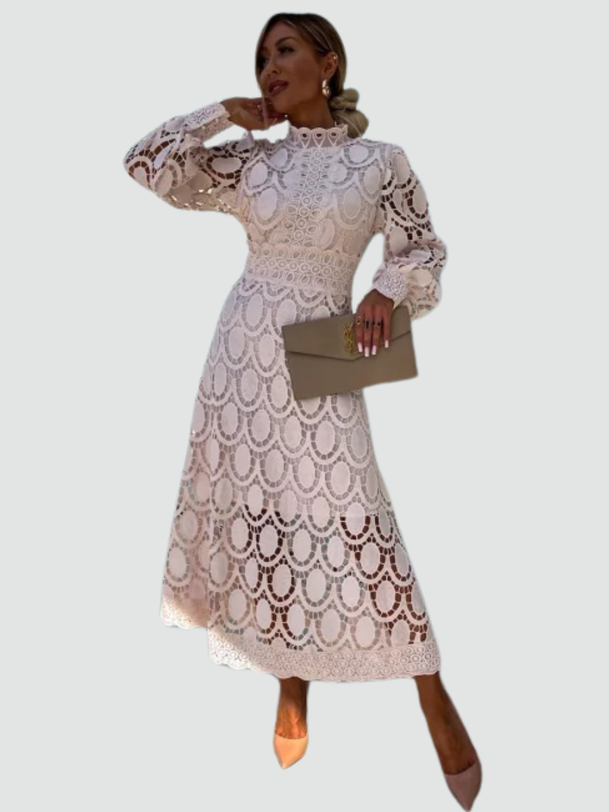 Timeless Lace Dress for Radiance