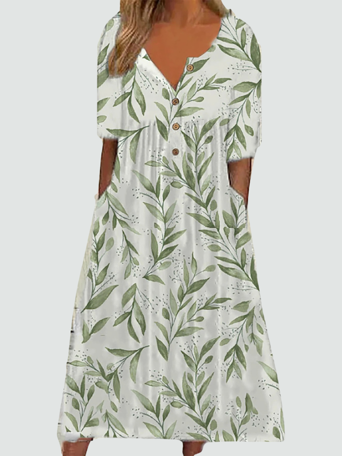 All-Day Floral Comfort Dress