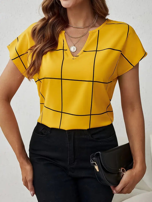 Plaid Soft-Touch Jumper