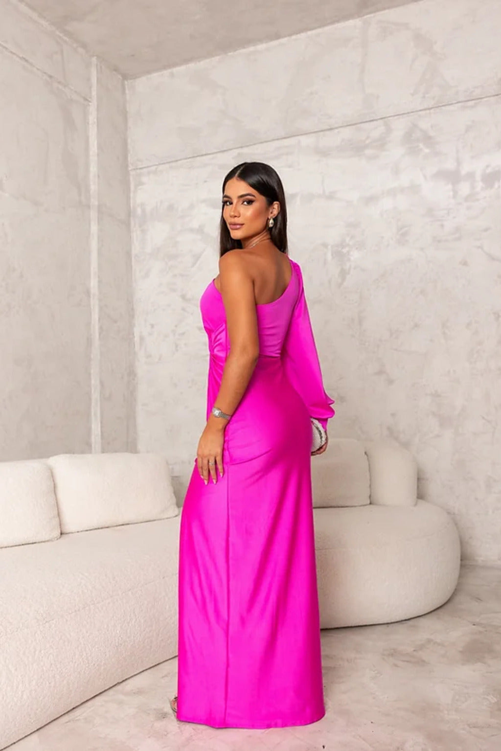 Elegant Satin Maxi for Radiant Nights