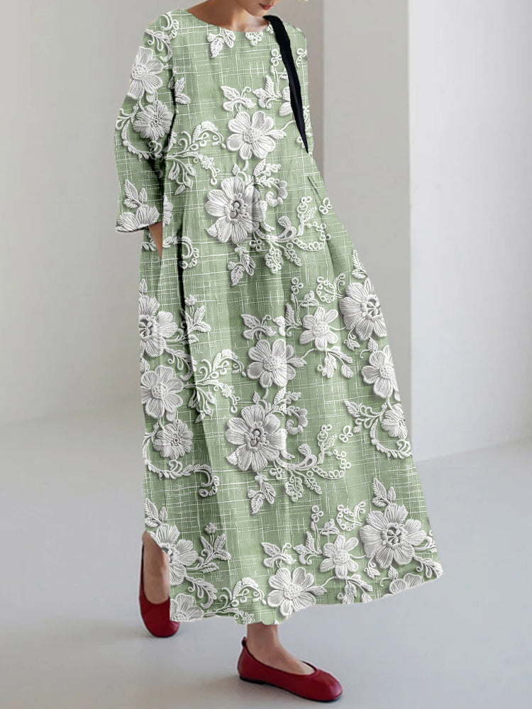 Romantic Floral Maxi for All-Day Comfort